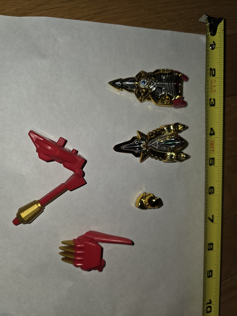 5PC VINTAGE Power Rangers battle Force Armour PIECES PARTS REPLACEMENTS BANDAI